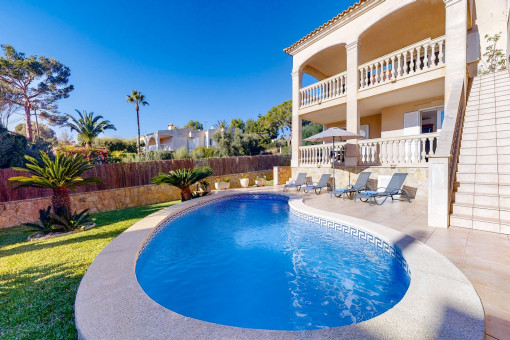 Sunny pool area