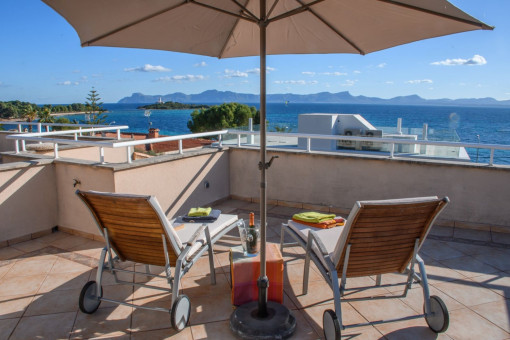 Stunning roof terrace