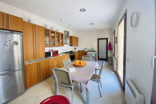 Kitchen with dining area