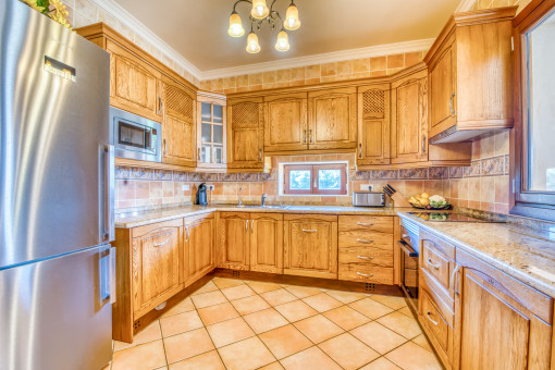 Kitchen with ample space 