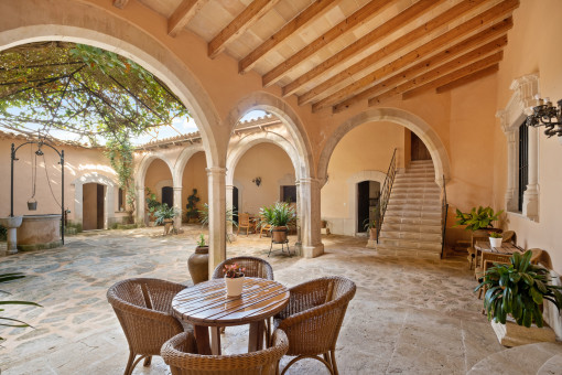 Authentic mediterranean patio