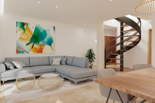 Modern, newly-constructed ground-floor designer apartment in El Terreno