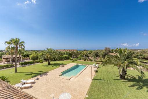 Inviting natural-stone finca with idyllic...