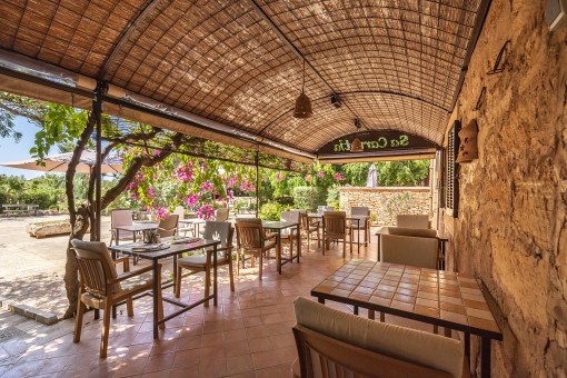 Covered terrace