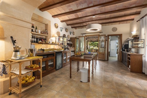 Buffet area