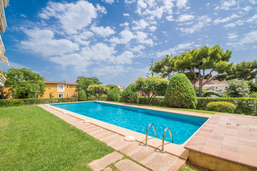Inviting community pool area