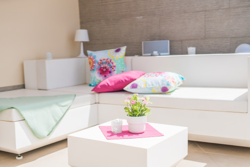 View of the chill out area