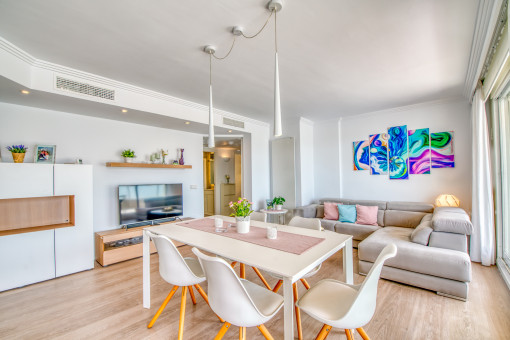 Alternative view of the living area