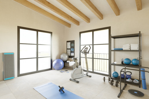 Fantastic fitness area