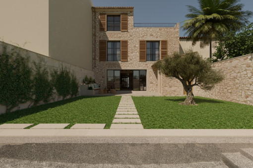 Exterior view of the garden