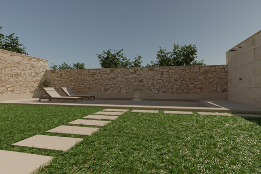 View into the garden