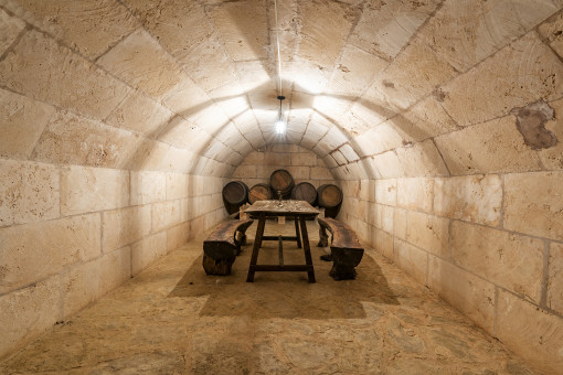 The wine cellar