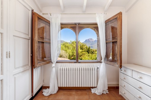 Wonderful mountain view from the bedroom