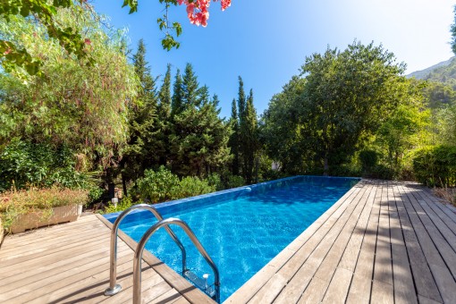 Idyllic and very private pool area