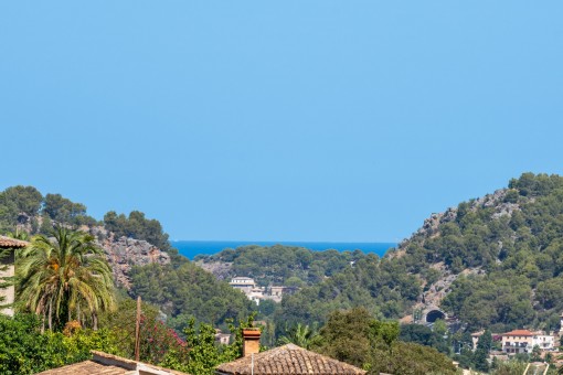 Wonderful views as far as the sea