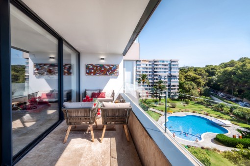 Completely renovated apartment with wonderful sea views in Puerto Portals