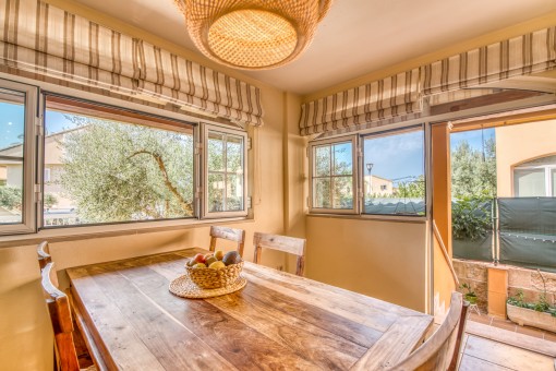 Kitchen and dining area