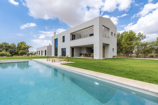 Inviting pool area