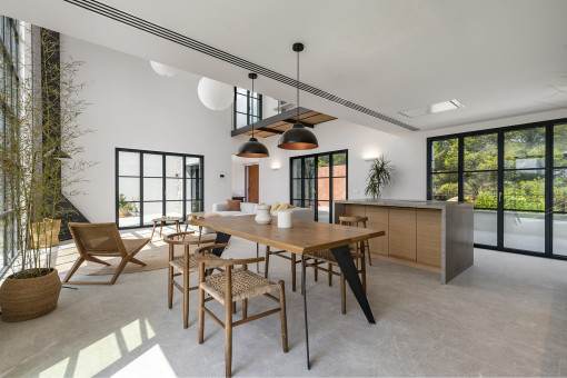 Elegant dining area