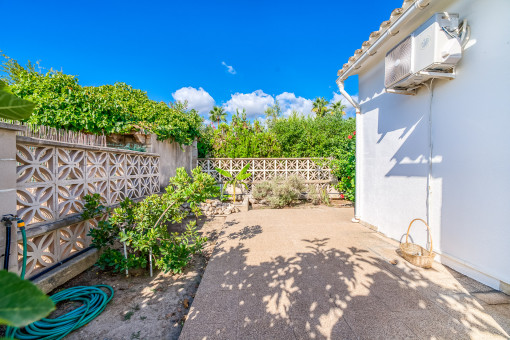 Terrace and small garden