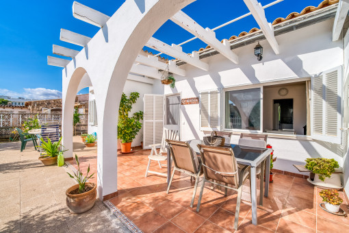 Detached house with a large exterior area in a quiet location in Puerto Alcudia