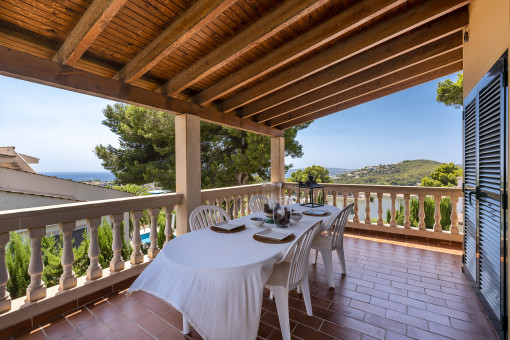 Balcony with a view