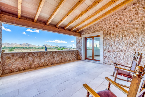 Balcony with a view