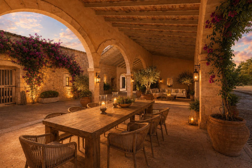 Visualisation – Mediterranean patio