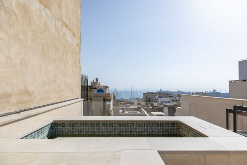 Sea view townhouse in Palma, El Terreno