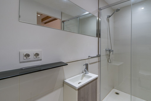 Small shower bathroom