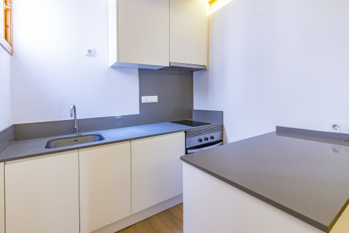 Modern kitchen area