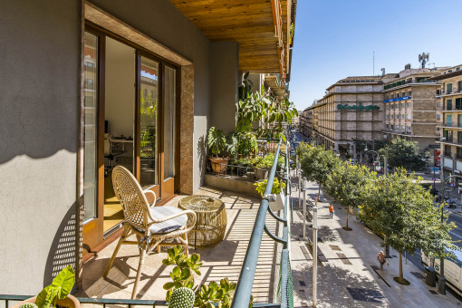 Light-flooded, completely renovated apartment in the old town of Palma