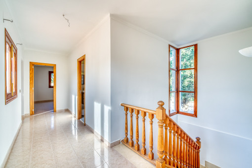 Bright upper floor