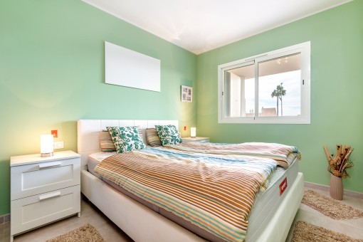 One of 2 bedrooms