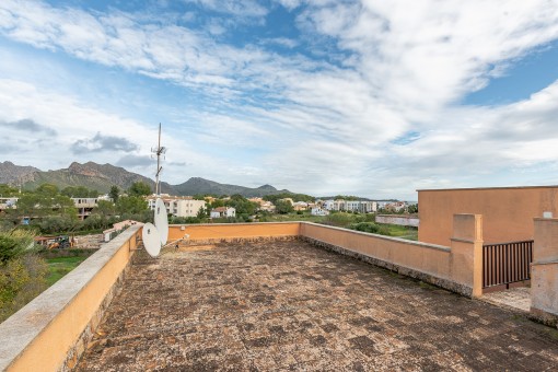 Roof terrace with a view