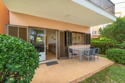 Covered terrace