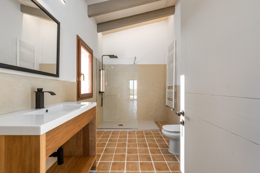 Bathroom with walk-in shower