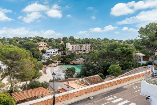 View to the bay Cala Santanyi