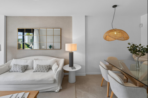 Living and dining area