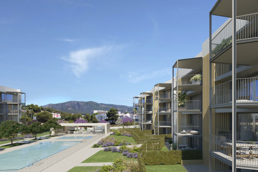 Newly built apartments in Palmanova