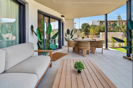 Covered terrace