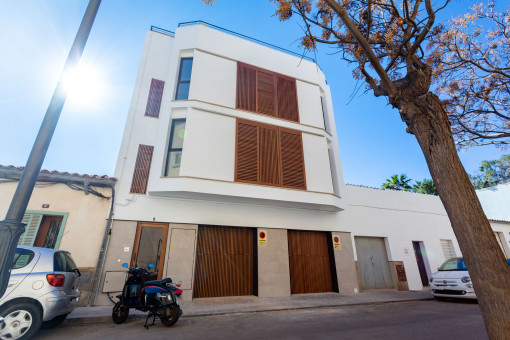 View of the house with garage