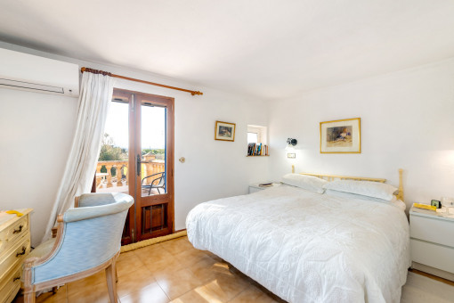 Bedroom with lovely terrace