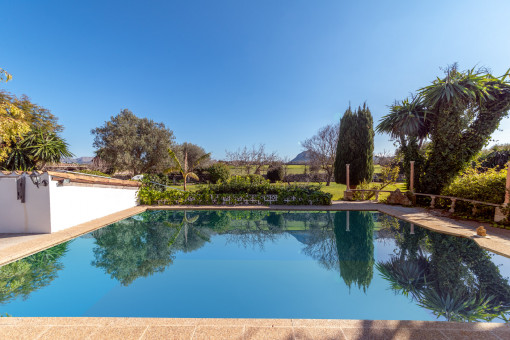 Very private pool with in the garden