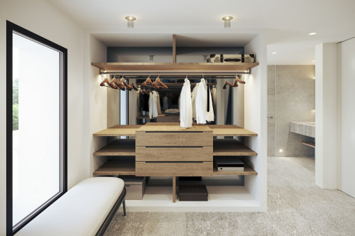 Dressing area