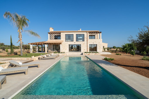 Dreamlike pool area