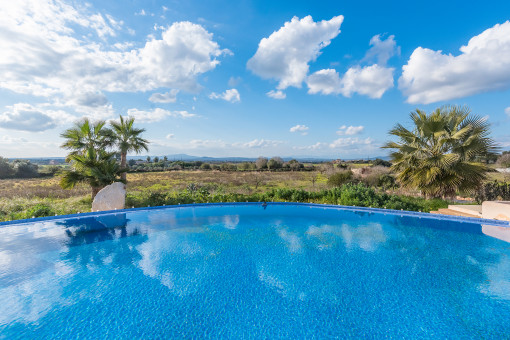 Infinity pool with wonderful panorama views