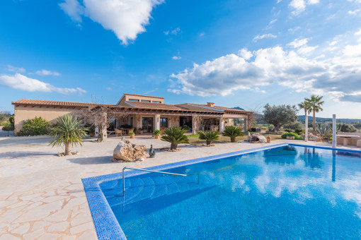 Large pool and finca