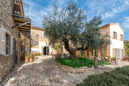 Finca and enchanting patio-like terrace