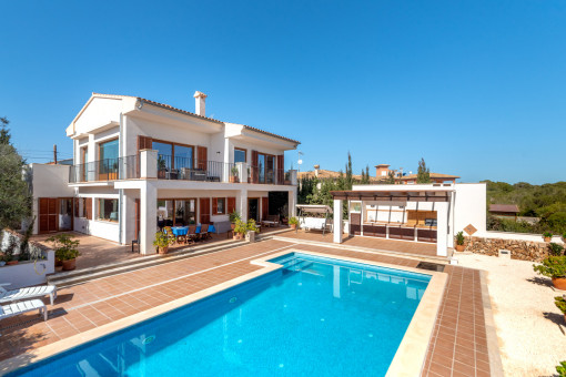 View of the villa